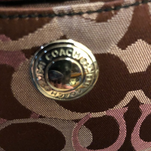 Coach - Optic Signature suede Purple Bag ๐๐ - Picture 3 of 8